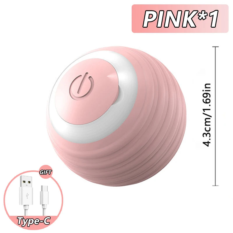Speedy Tail Cat Toy – Smart Ball with Two Speed Modes