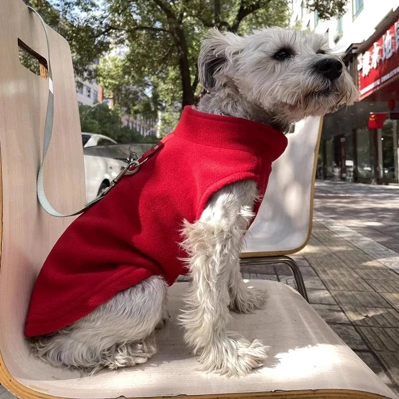 Small Dog Winter Clothes – Fleece Pet Vest for Puppies