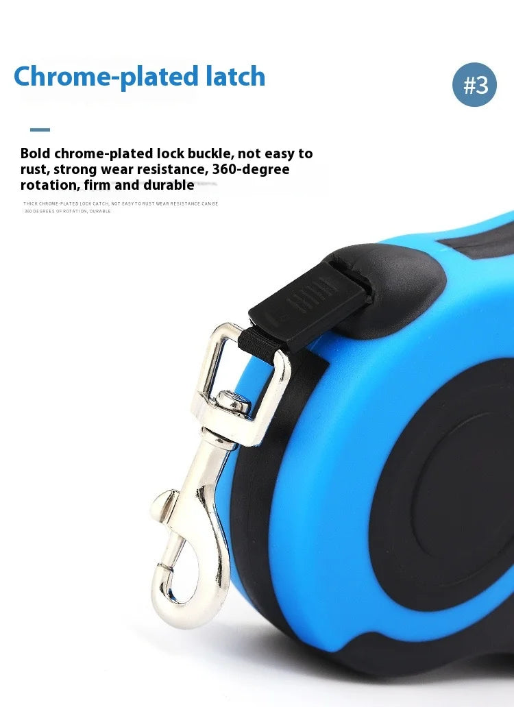 Auto Retractable Leash for Puppy – 3M/5M Nylon Rope