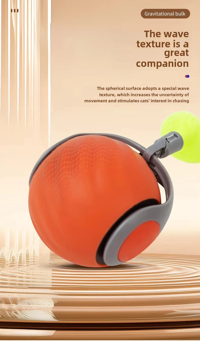 Speedy Tail Cat Toy – Smart Ball with Two Speed Modes