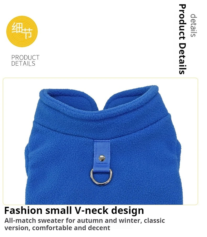 Small Dog Winter Clothes – Fleece Pet Vest for Puppies