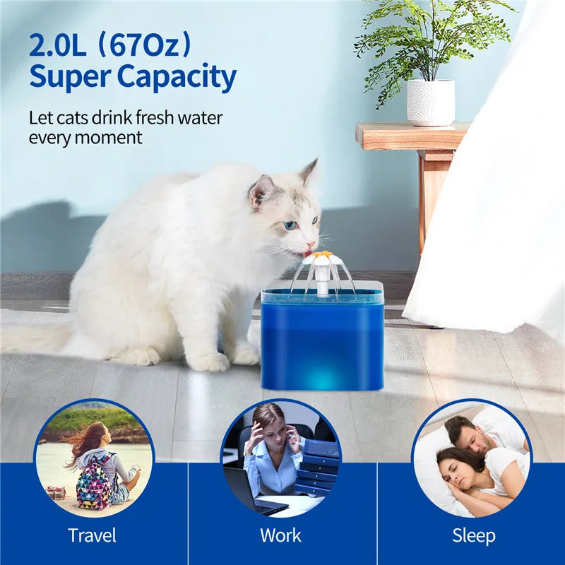 WiFi Pet Feeder 3.5L – Auto Food & 2L Water Dispenser