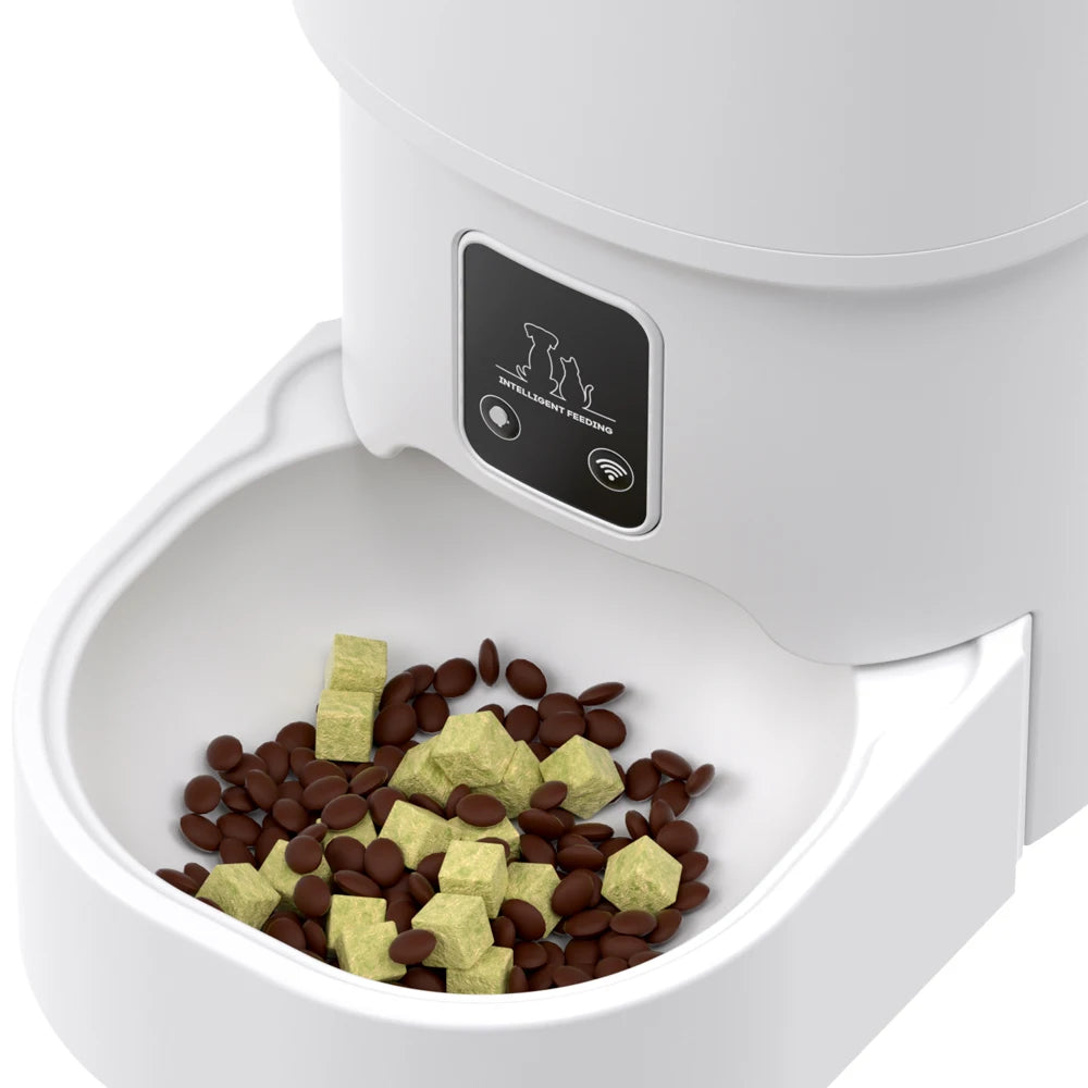 WiFi Automatic Pet Feeder – 4L Cat Dog Food Dispenser
