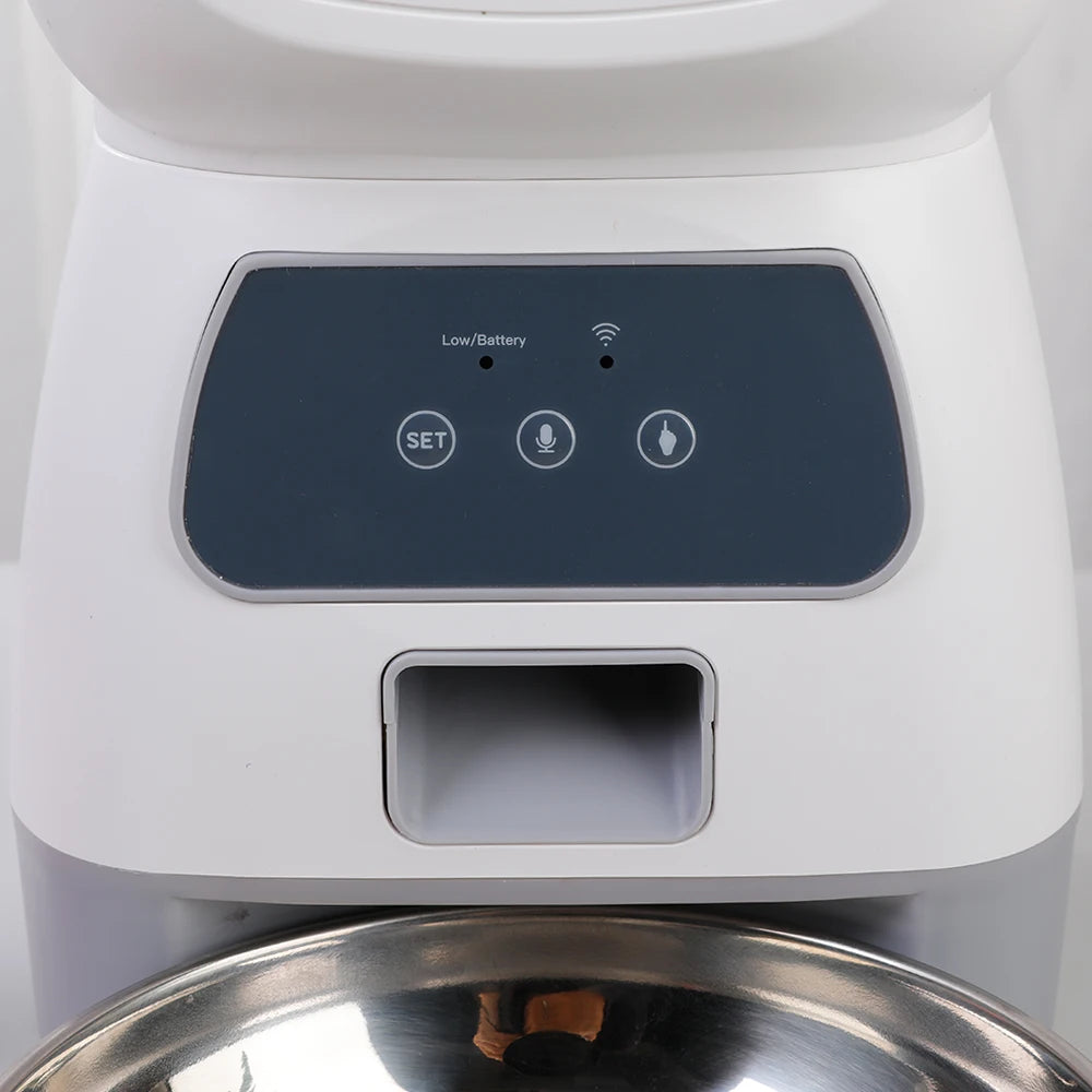 WiFi Pet Feeder 3.5L – Auto Food & 2L Water Dispenser