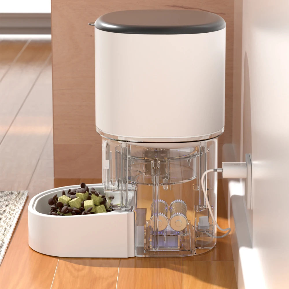 WiFi Automatic Pet Feeder – 4L Cat Dog Food Dispenser