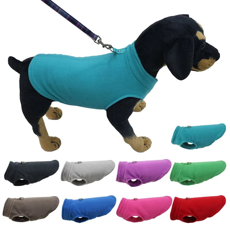 Small Dog Winter Clothes – Fleece Pet Vest for Puppies