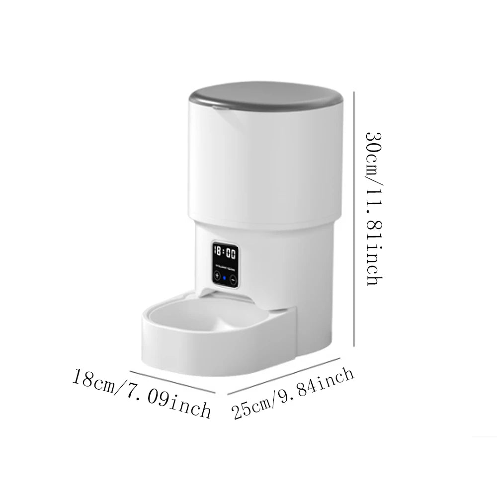 WiFi Automatic Pet Feeder – 4L Cat Dog Food Dispenser