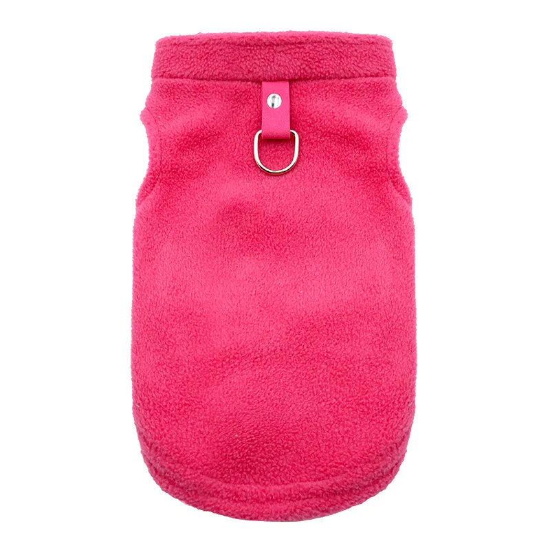 Small Dog Winter Clothes – Fleece Pet Vest for Puppies