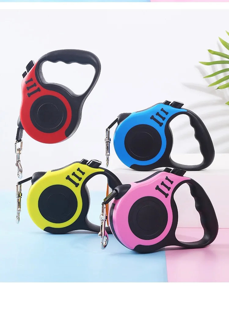 Auto Retractable Leash for Puppy – 3M/5M Nylon Rope