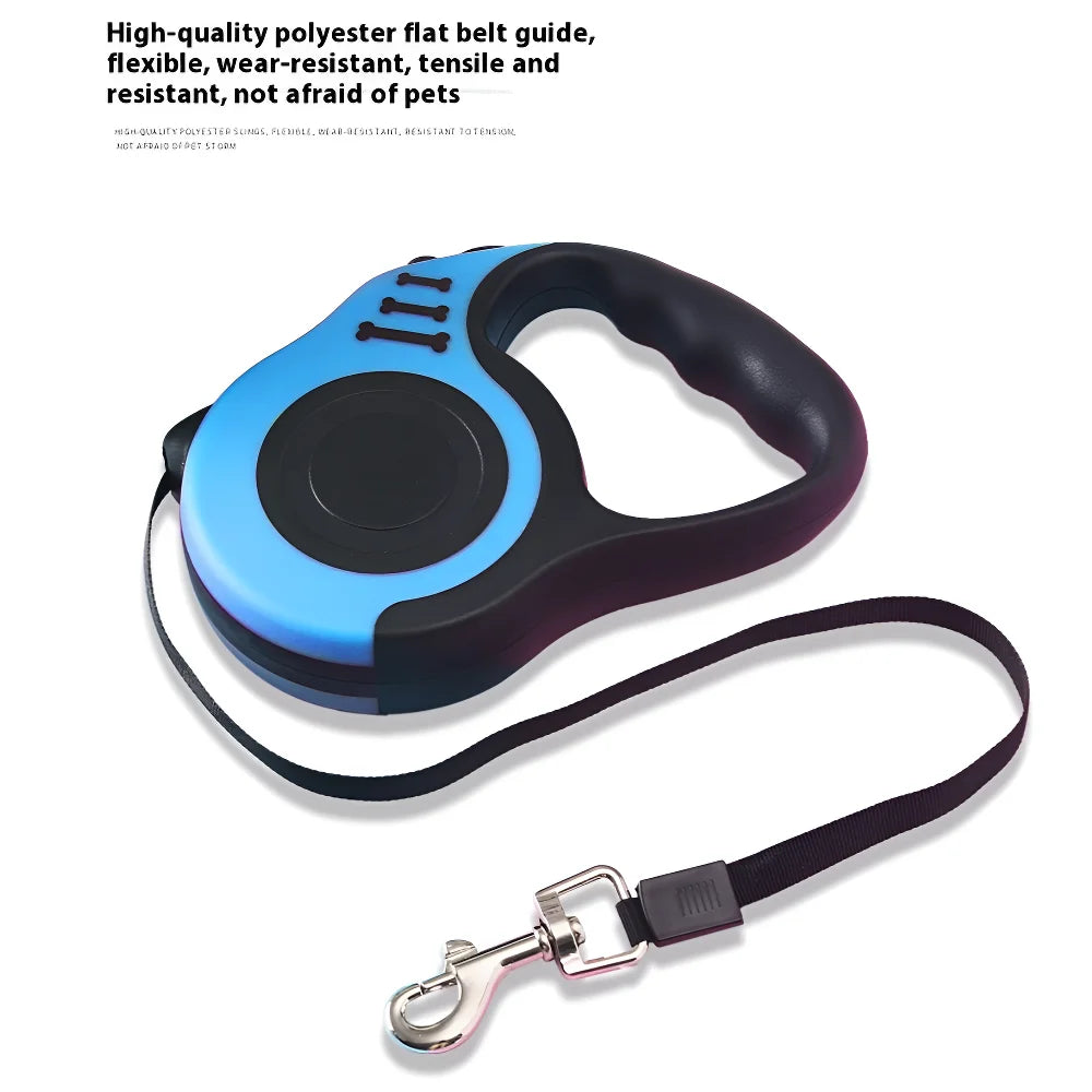 Auto Retractable Leash for Puppy – 3M/5M Nylon Rope