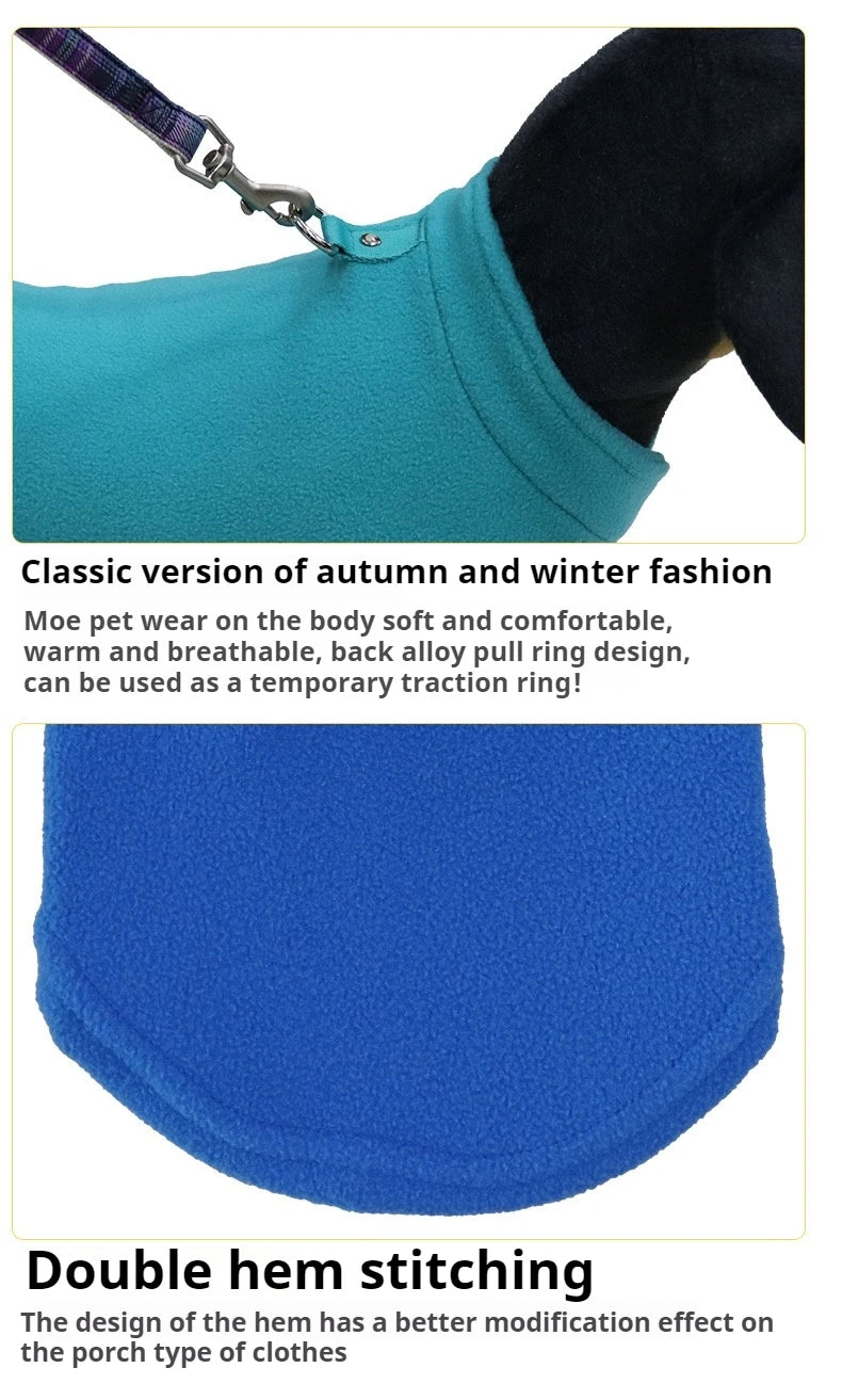 Small Dog Winter Clothes – Fleece Pet Vest for Puppies