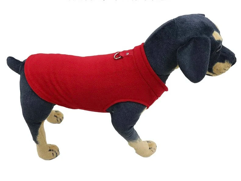 Small Dog Winter Clothes – Fleece Pet Vest for Puppies