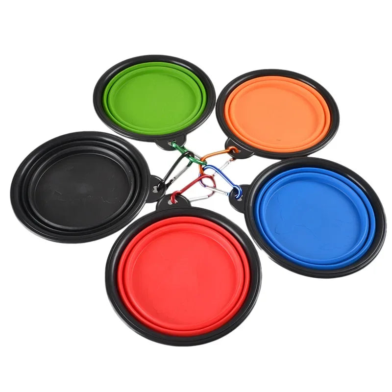 Pet Travel Bowl – Lightweight Foldable Silicone Feeder