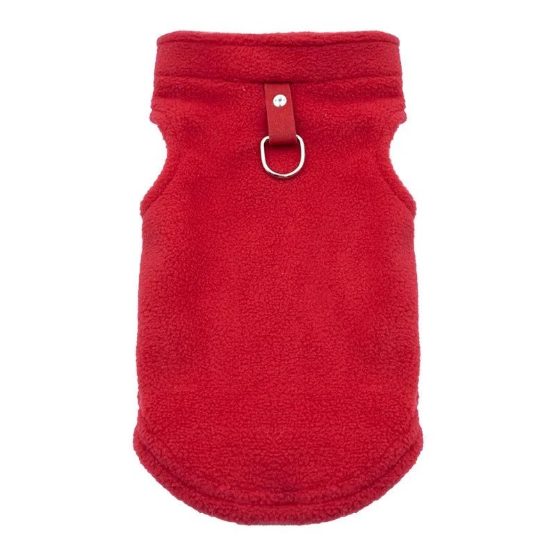 Small Dog Winter Clothes – Fleece Pet Vest for Puppies
