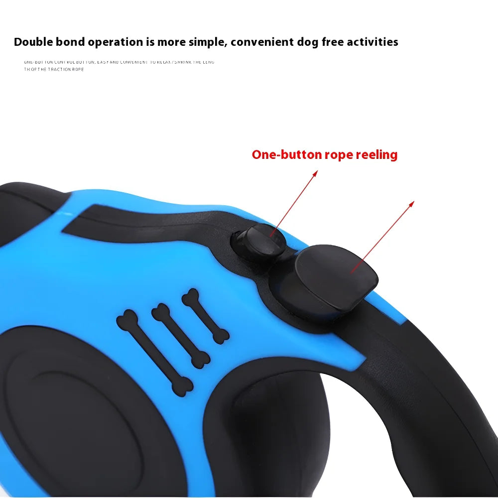 Auto Retractable Leash for Puppy – 3M/5M Nylon Rope