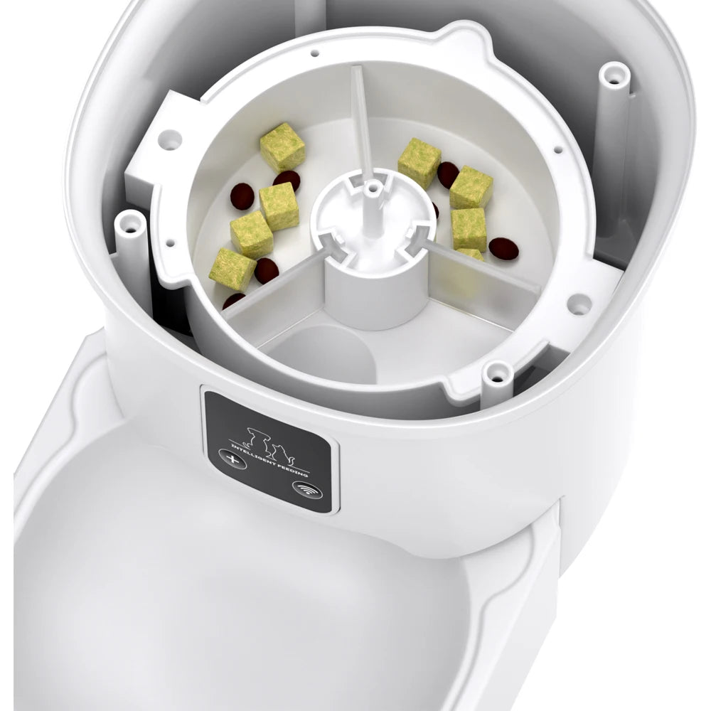 WiFi Automatic Pet Feeder – 4L Cat Dog Food Dispenser