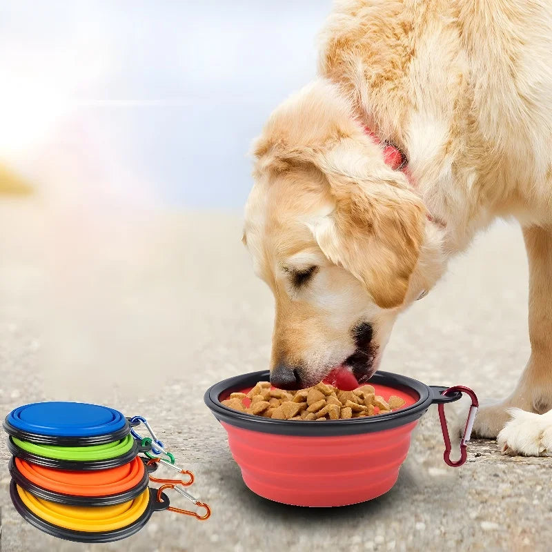 Pet Travel Bowl – Lightweight Foldable Silicone Feeder
