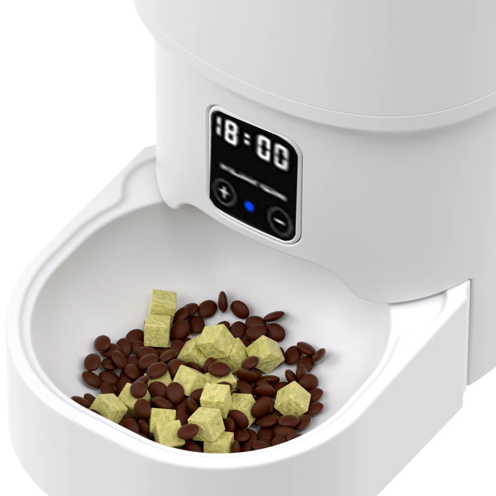WiFi Automatic Pet Feeder – 4L Cat Dog Food Dispenser