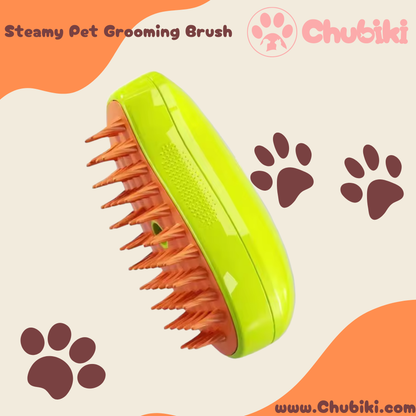 Steamy Pet Grooming Brush
