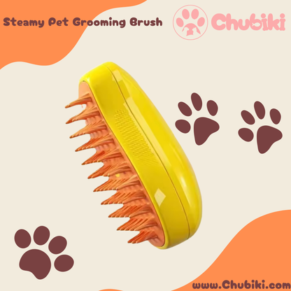 Steamy Pet Grooming Brush