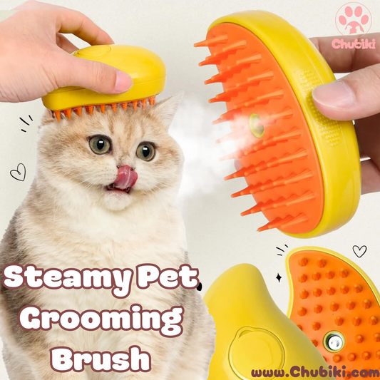 Steamy Pet Grooming Brush
