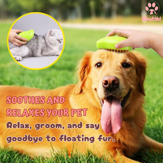 Steamy Pet Grooming Brush