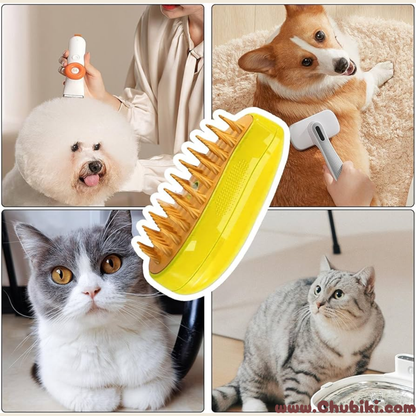 Steamy Pet Grooming Brush