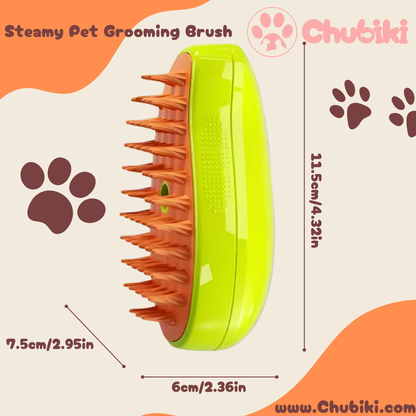 Steamy Pet Grooming Brush