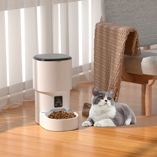 WiFi Automatic Pet Feeder – 4L Cat Dog Food Dispenser
