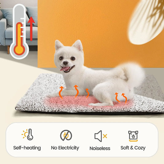 Self-Heating Pet Mat – Soft Warming Bed for Cats & Dogs