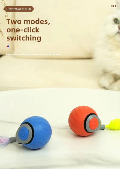 Speedy Tail Cat Toy – Smart Ball with Two Speed Modes