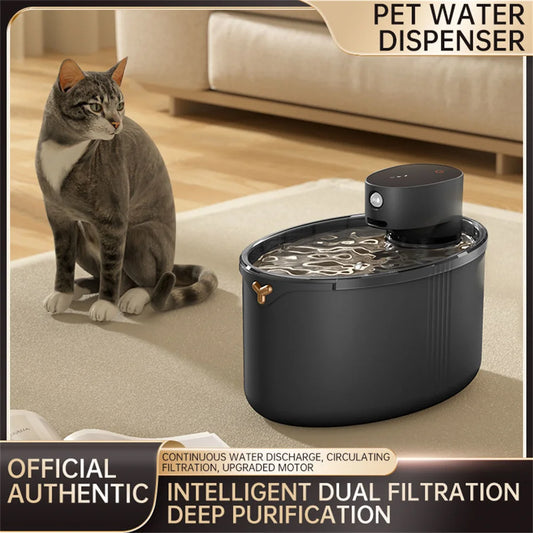 Automatic Cat Water Fountain – 2.5L USB Quiet Drinker