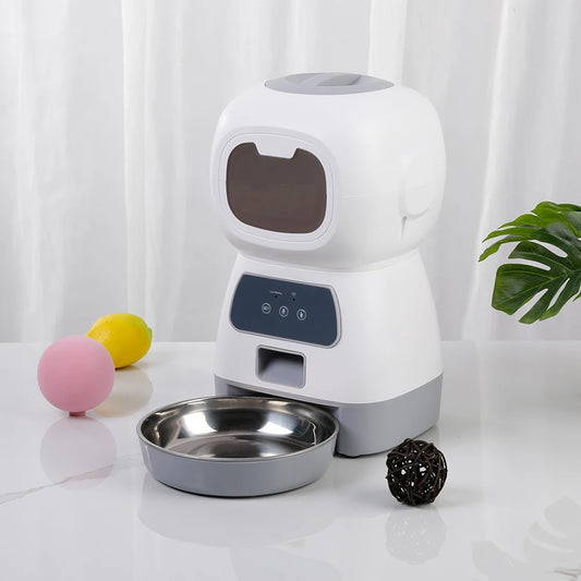 WiFi Pet Feeder 3.5L – Auto Food & 2L Water Dispenser