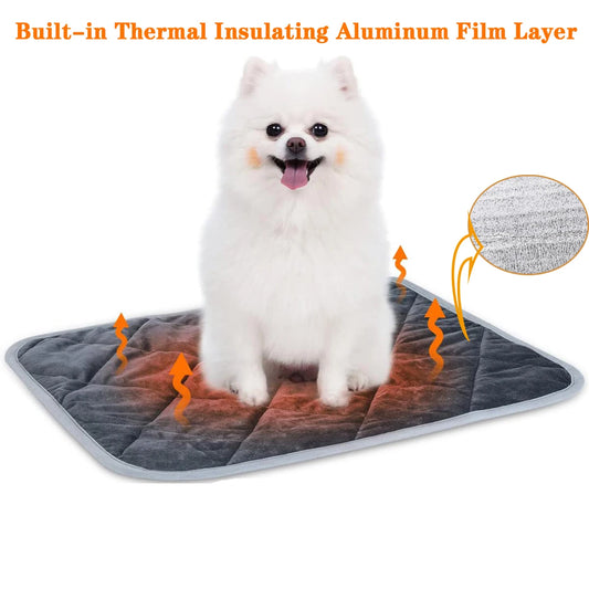 Self-Heating Pet Pad – Thermal Washable Mat for Dogs & Cats